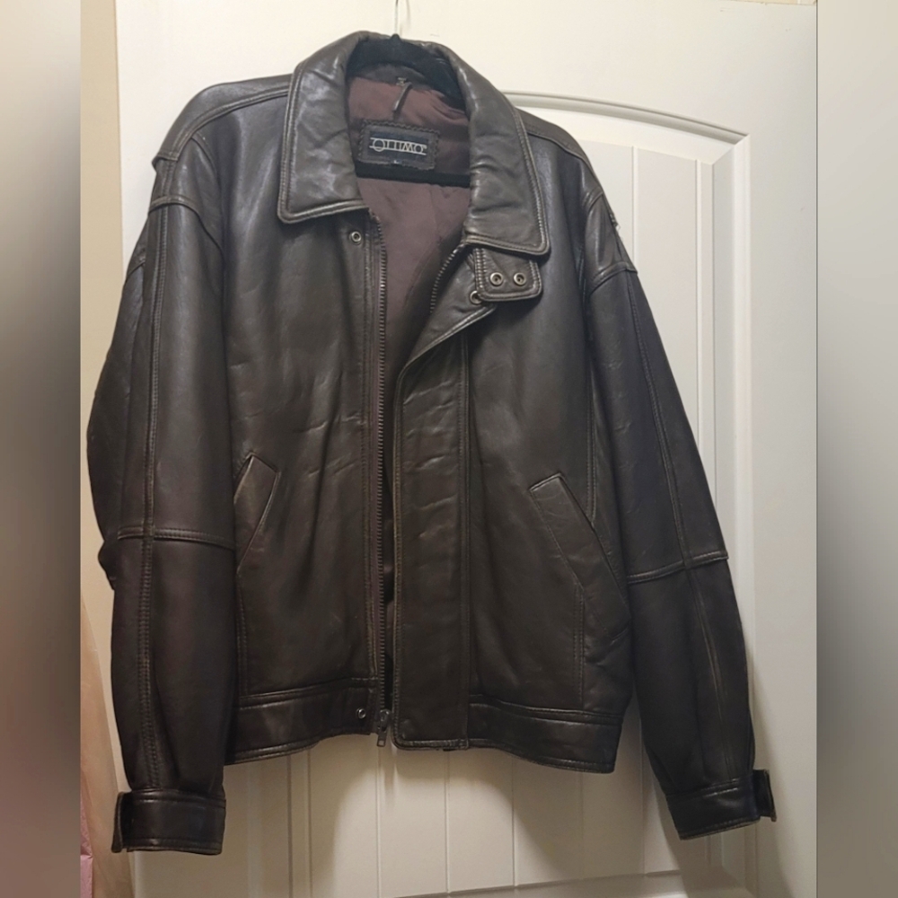 Men's leather jacket
